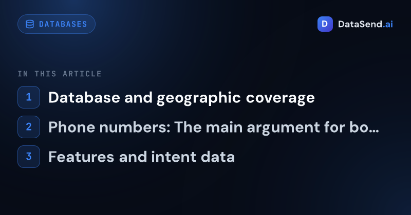 Cognism vs ZoomInfo — which enterprise database is worth it | DataSend.ai